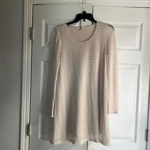 Ya ivory crochet dress